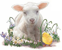 Easter - Lamb and Chick