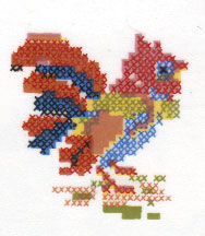 Country Sampler Rooster Bits