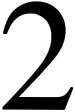 3 1/4 in. Black House Numbers (Times New Roman)