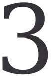 3 1/4 in. Black House Numbers (Serif Pro)