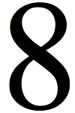 3 1/4 in. Black House Numbers (Times New Roman)