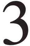 4 3/4 in. Black House Numbers