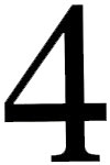 4 3/4 in. Black House Numbers