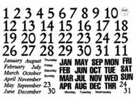 Calendar Sets