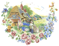 Summer Seasons Cottage with flowers