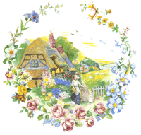 Summer Seasons Cottage with flowers
