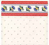 Posies Tile Designs Border with dots