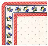 Posies Corner Tile Designs with dots