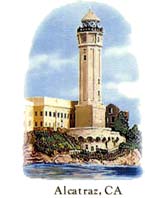 Lighthouse - Alcatraz; CA