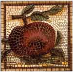 Mosaic Tile Design - Apple