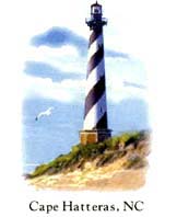 Lighthouse - Cape Hatteras; NC