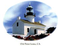 Lighthouse - Old Pt  Loma; CA