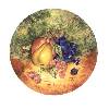 Fruit Portraits - Pear-Grapes-Red Raspberries