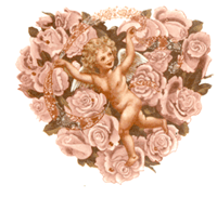 Valentine Hearts Pink- Cherubs