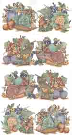 Harvest Festival Wraps - Set of 4