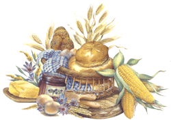 BREAD BASKET-CORN, JAM, EGGS, CHEESE