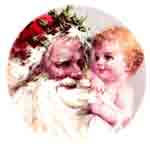 Santa and a Baby