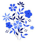 Blue Flower Bouquet