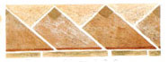 Tile Designs - Brown and Tan Mosaic Floral