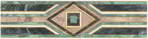 Tile Designs - Green Waldorf with Gold
