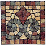 Mosaic with Raised Effect Accents