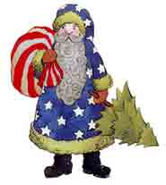 Santa Patriotic