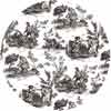 Toile Designs - Black - Romance Scenes