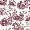 Toile Design - Red