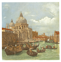 Entrance to the Canal Grande, Italy - Canaletto