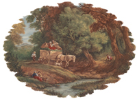 Nature Scenes - Water, Horse, Wagon