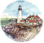 Portland Head Light ME  Lighthouse