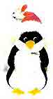 Penguin with Santa Hat