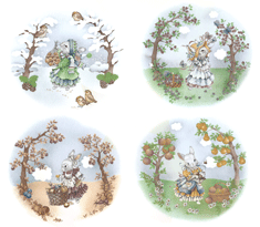 Rabbits - Petticoat Bunnies Seasons, Scenes