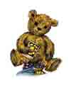 Teddy Bear with Seed Packet and Shovel Bit
