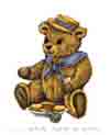 Teddy Bear with Book Bit