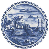 Blue Delft Scene