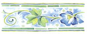 Tile Designs - Blue and Green Mosaic Floral