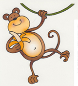 WHIMSICAL MONKEY BITS