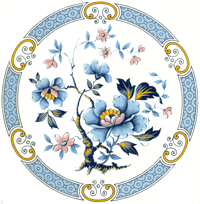 China Blue Rose