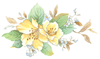 Taffeta Floral-yellow