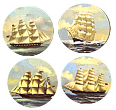 Clippers - Cutty Sark, Troas, Cilurnum, Geelong Ships