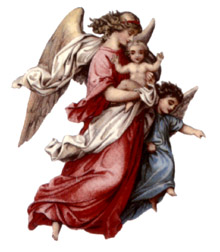 Angel With 2 Children