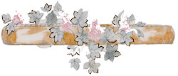 Athens Leaf Border with Bright Gold Highlights