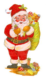 SANTA CLAUS WITH TOY BAG
