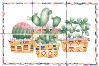 Cactus Mural