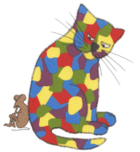 PATCHWORK CAT & MOUSE / MICE