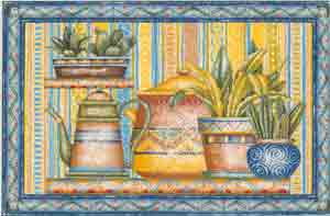 Cactus and Pottery