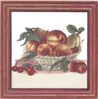 Bowl of Fruit - Apples, Cherries
