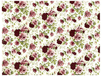 Summertime Pink Roses Chintz