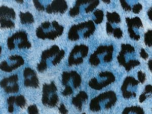 BLUE LEOPARD ANIMAL SKIN